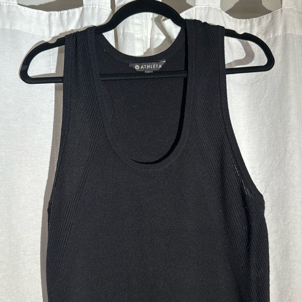 Athleta Black Maxi Dress Tank